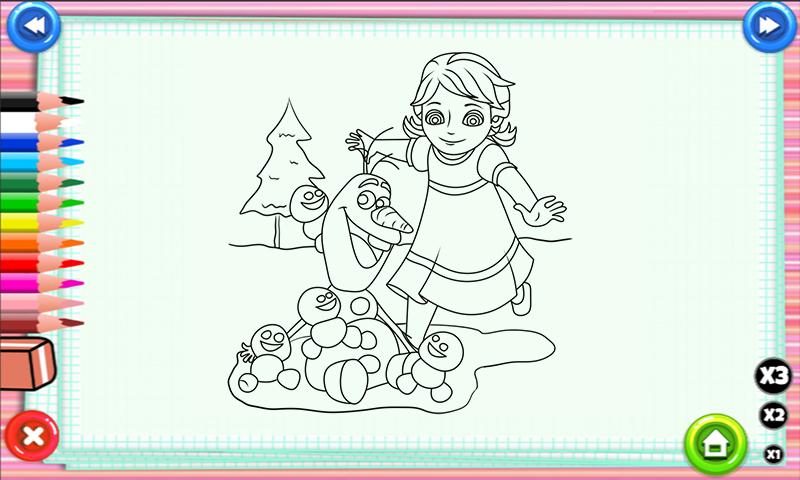 Download Coloring Elsa Anna Games android on PC