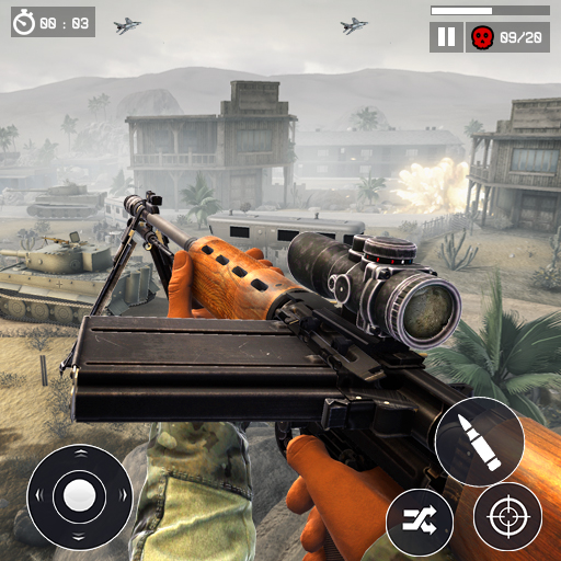 Wild FPS Western Sniper 3D War