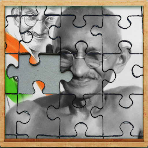 Mahatma Gandhi Jigsaw Puzzle Game