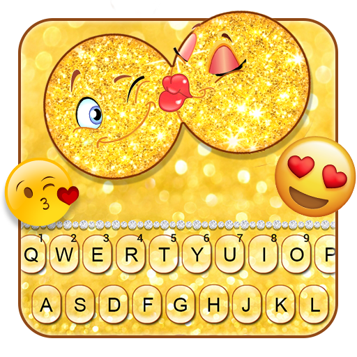 Kiss Emoji Keyboard Theme