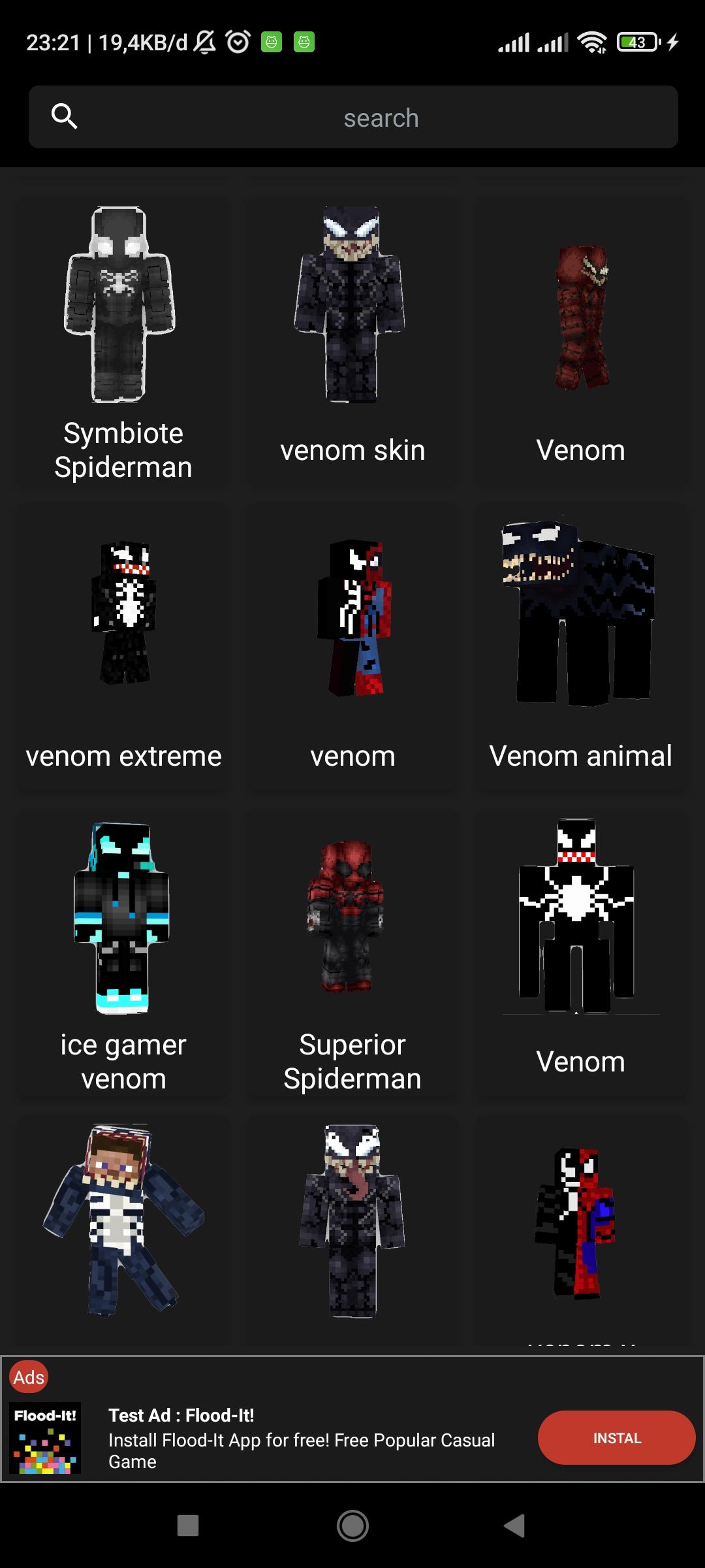 Download Venom mod for Minecraft PE android on PC