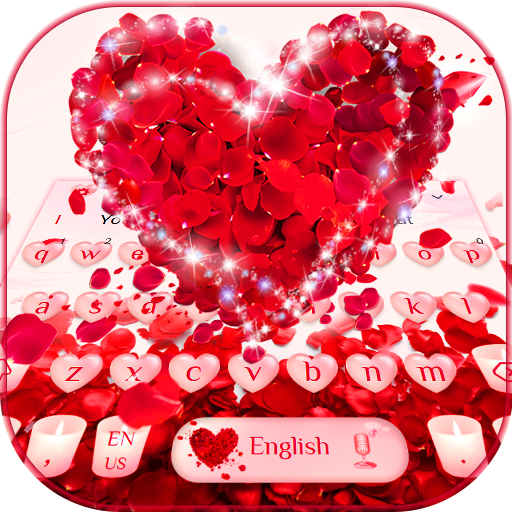 Red Rose Keyboard Theme