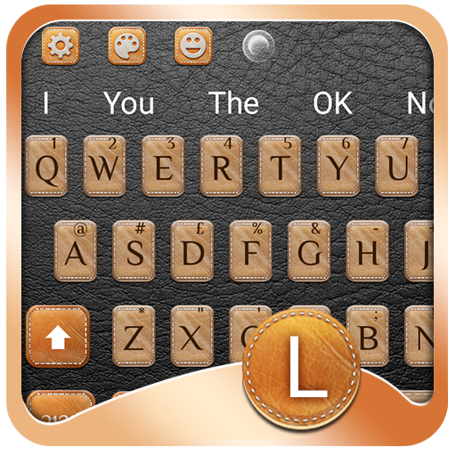 Leather Keyboard Theme