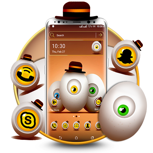 Egg Eye Launcher Theme