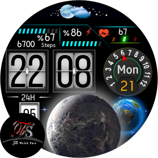 FS W158  DIGITAL WATCHFACE