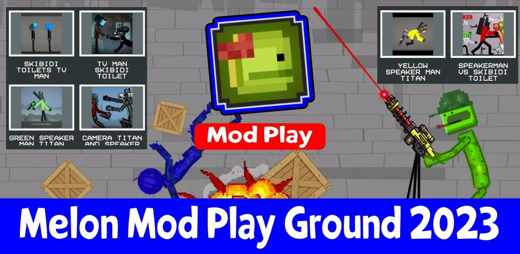 MELON Skibidi Playground Monster TOilet MOD for Minecraft