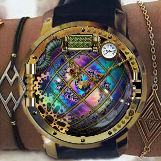 Steam Punk Clock Skin