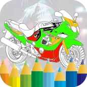 mewarnai motor sport ninja