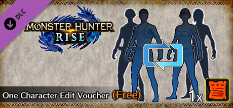 MONSTER HUNTER RISE - One Character Edit Voucher (Free)