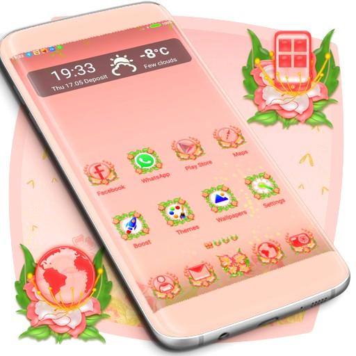 Cute Pastel Pink Launcher Theme