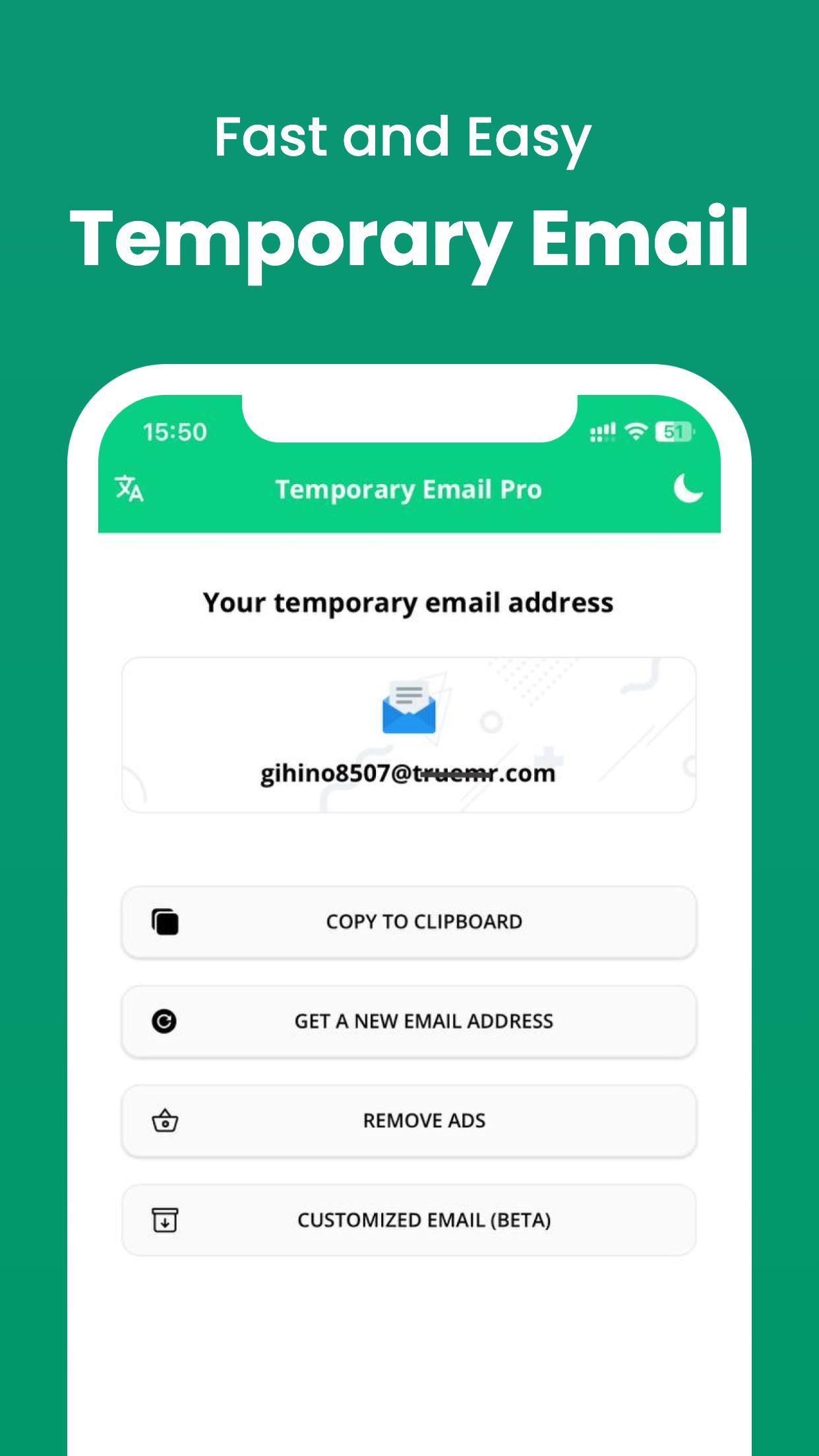 Скачать Temporary Email Pro на ПК | Официальный представитель GameLoop