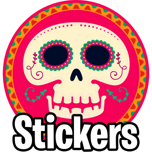 Stickers de Día de muertos