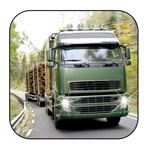 Modern Transporter Wood Cargo