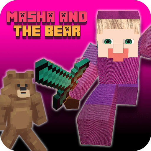 Masha & Beast skins for minecraft PE