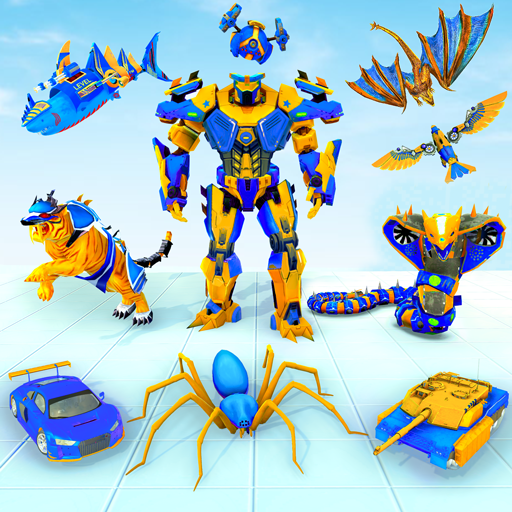 Iron Hero : Animal Robot Games