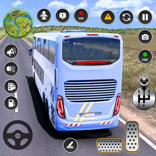 भारतीय बस ड्राइविंग बस खेल 3D