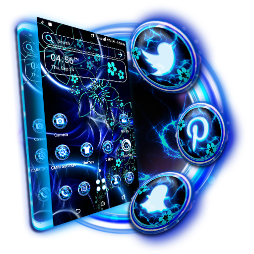 Dark Blue Fractal Launcher