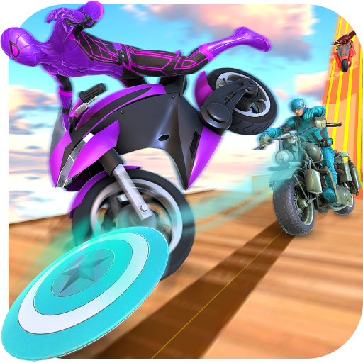 Superhero Bike Racing Game 3D