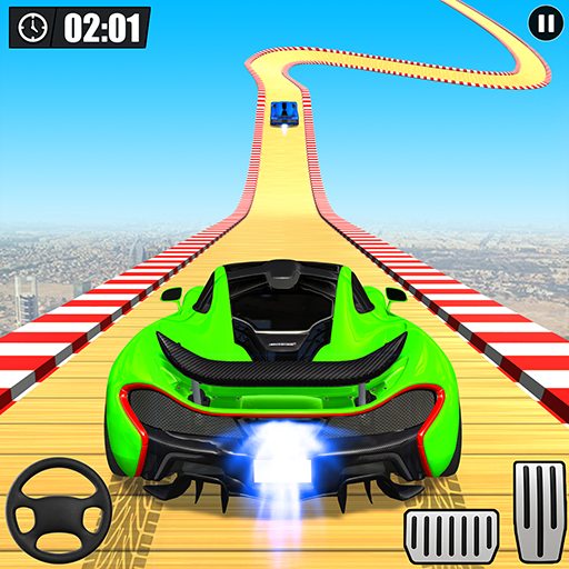 Mega Ramp Hot Car Jumping: Race Off Stunts