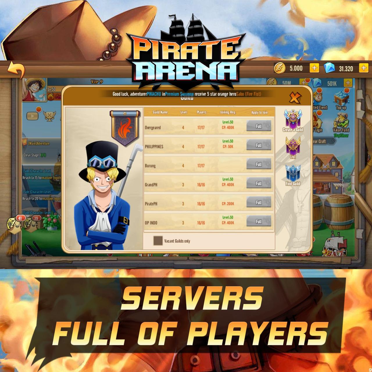 Скачать Pirate Arena Mobile на ПК | Официальный представитель GameLoop