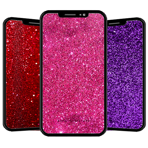 Girly Glitter Wallpaper Glitzy