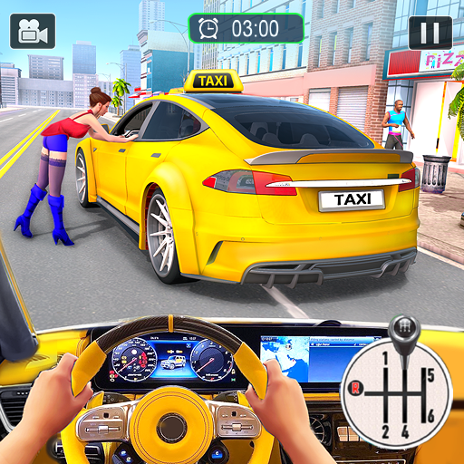 Crazy Car Driving Taxi Games