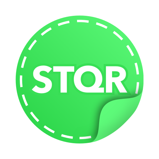 STQR персональные стикеры для 