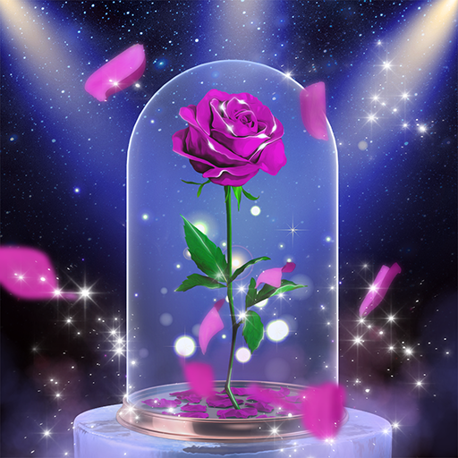 Petals Rose Falling Live Wallpaper 3D