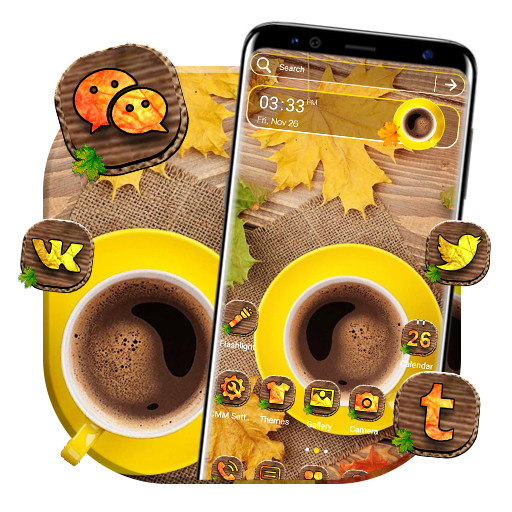 Autumn Coffee Theme Launcher