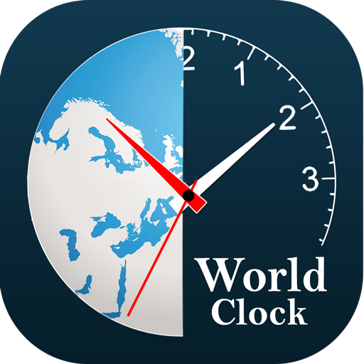 relógio mundial e fuso horário
