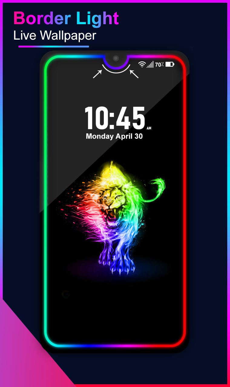 Download Mobile Border Light Neon Color android on PC