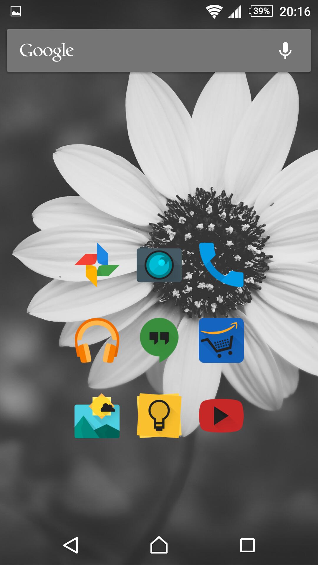 Glim Dark Icon Pack icon showcase screenshot