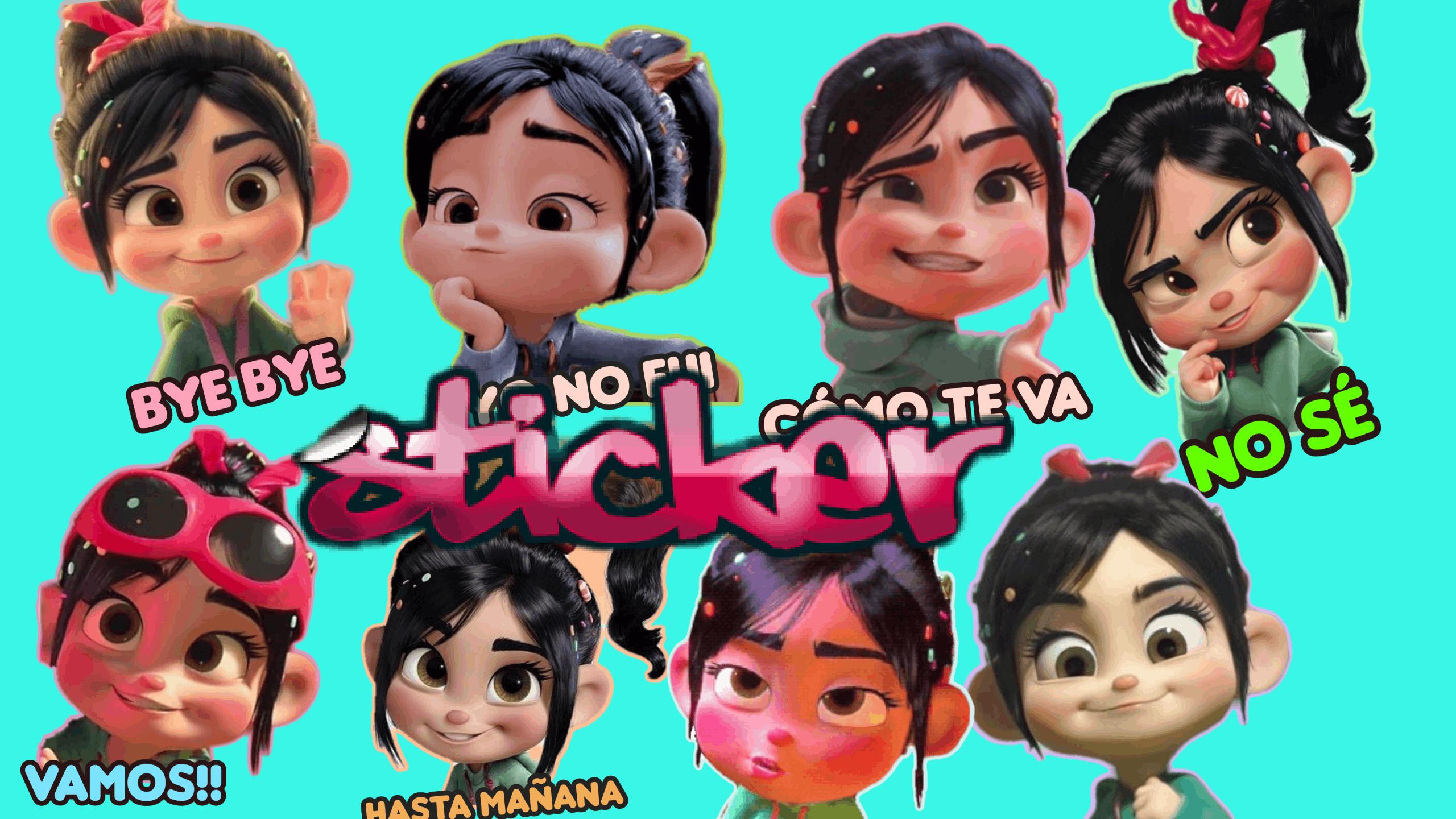 Descargar Vanellope stickers en PC | GameLoop Oficial