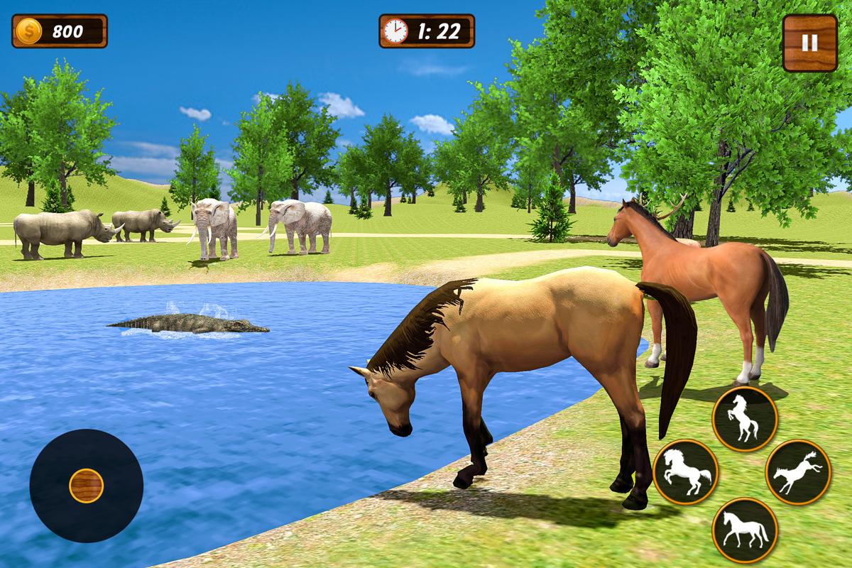 Скачать Wild Horse Family Simulator на ПК | Официальный представитель  GameLoop