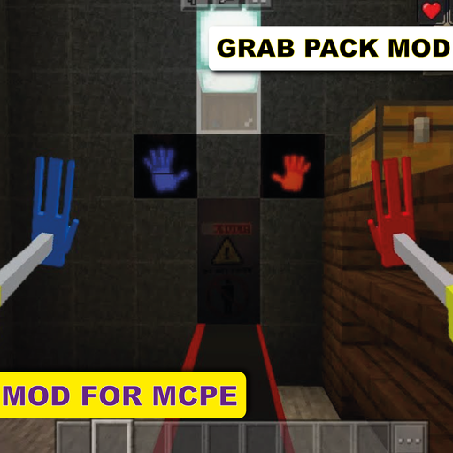 Grab Pack mod for Minecraft PE