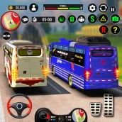 真正的巴士模拟器巴士游戏 3d : 印度长途汽车模拟器 3d