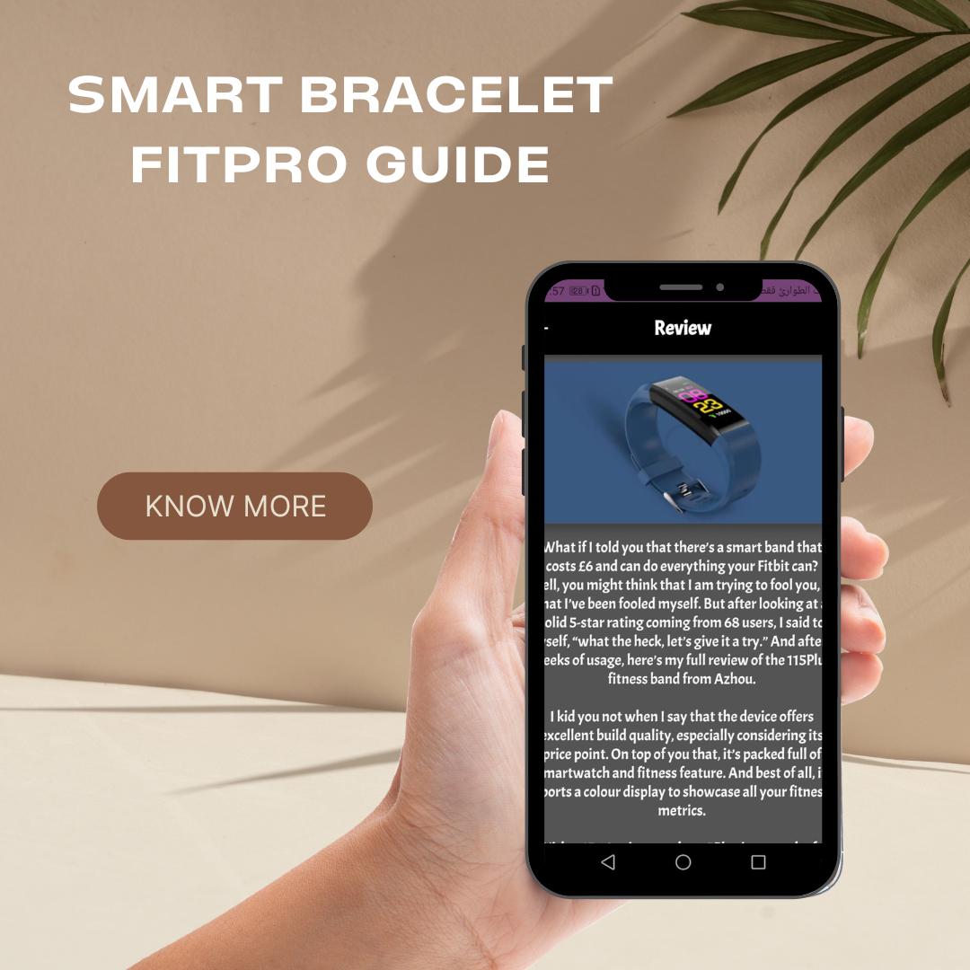 Smart bracelet fitpro online app