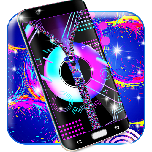 Zipper theme for lock screen