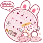 Cute Rabbit Da Ji Tu Keyboard