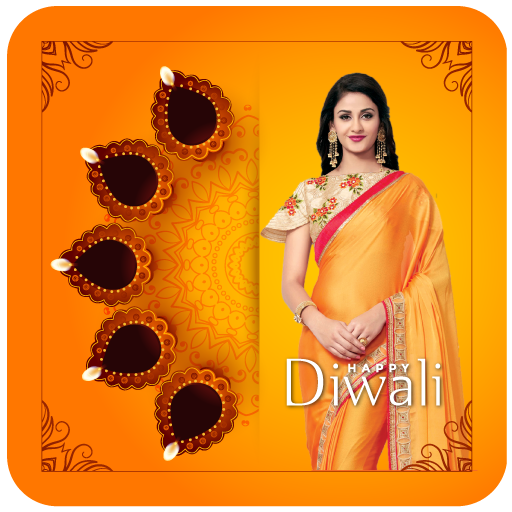 Happy Diwali Photo Frame & Diw