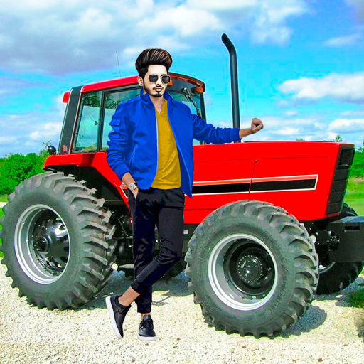 Tractor photo editor and frame