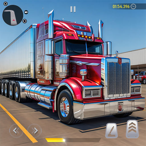 現代のトラック運転ゲーム