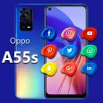 Oppo A55s Launcher: Wallpapers