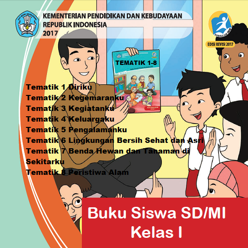 Buku Kelas 1 Tematik 1-8 Lengk