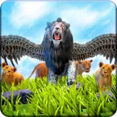Angry Flying Lion Simulator 3d