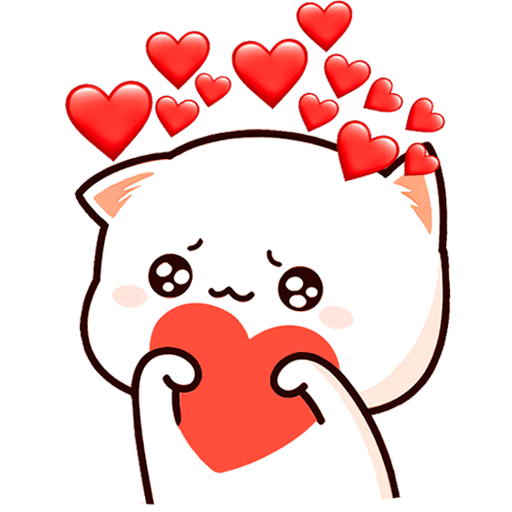 Mochi Cat Stickers - WASticker