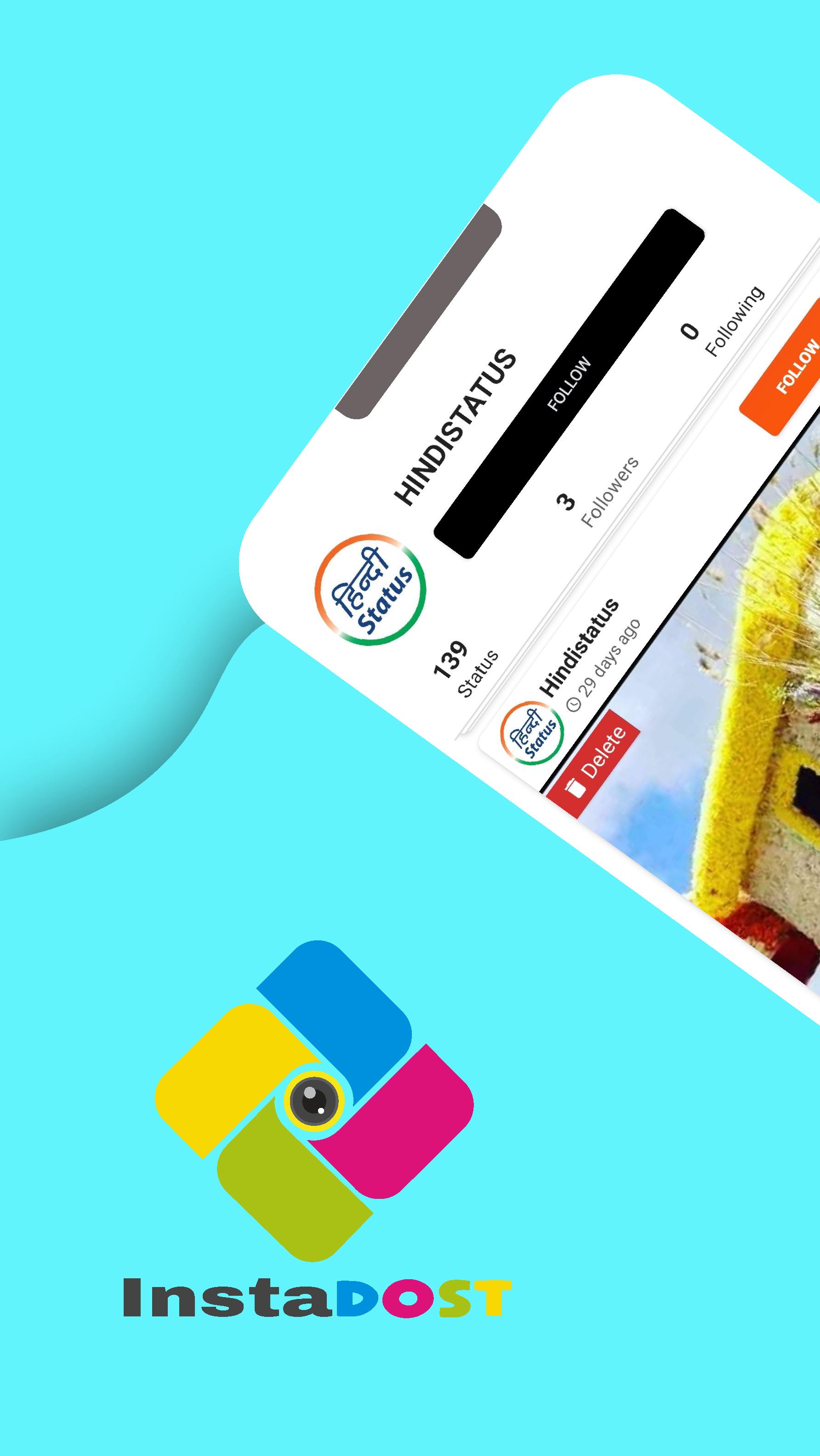 Download InstaDost Mirchi Status App android on PC