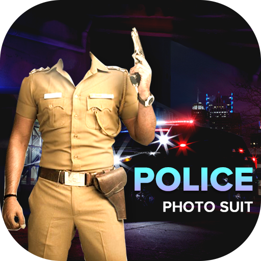 Men Police Suit Photo Editor