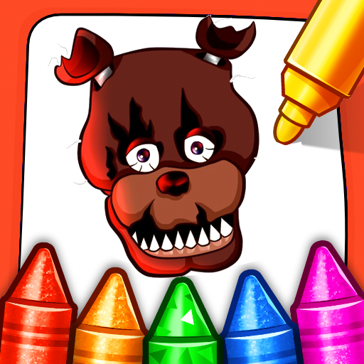 Five coloring nightsmare game