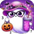 Halloween Color by Number Game